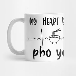 my  heart beats pho you Mug